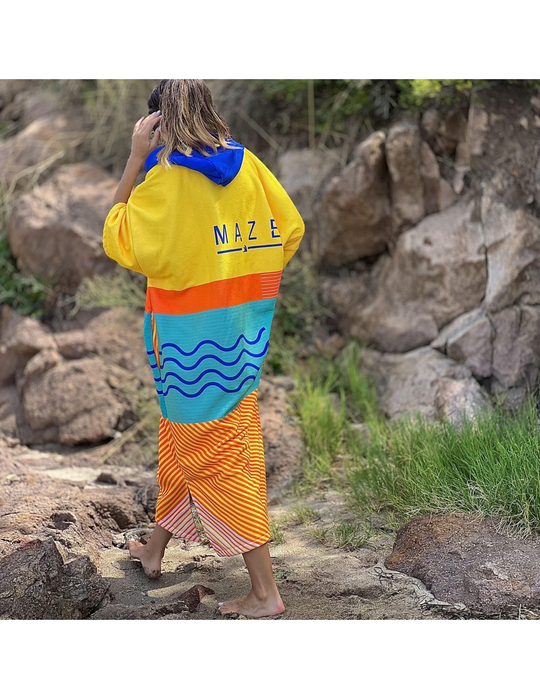 ПОНЧО MAZE MULTICOLOR 